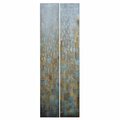 Solid Storage Supplies Cosmopolitan Hand Painted, Heavily Textured Bold Metallics Canvas Art by Martin Edwards SO2962590